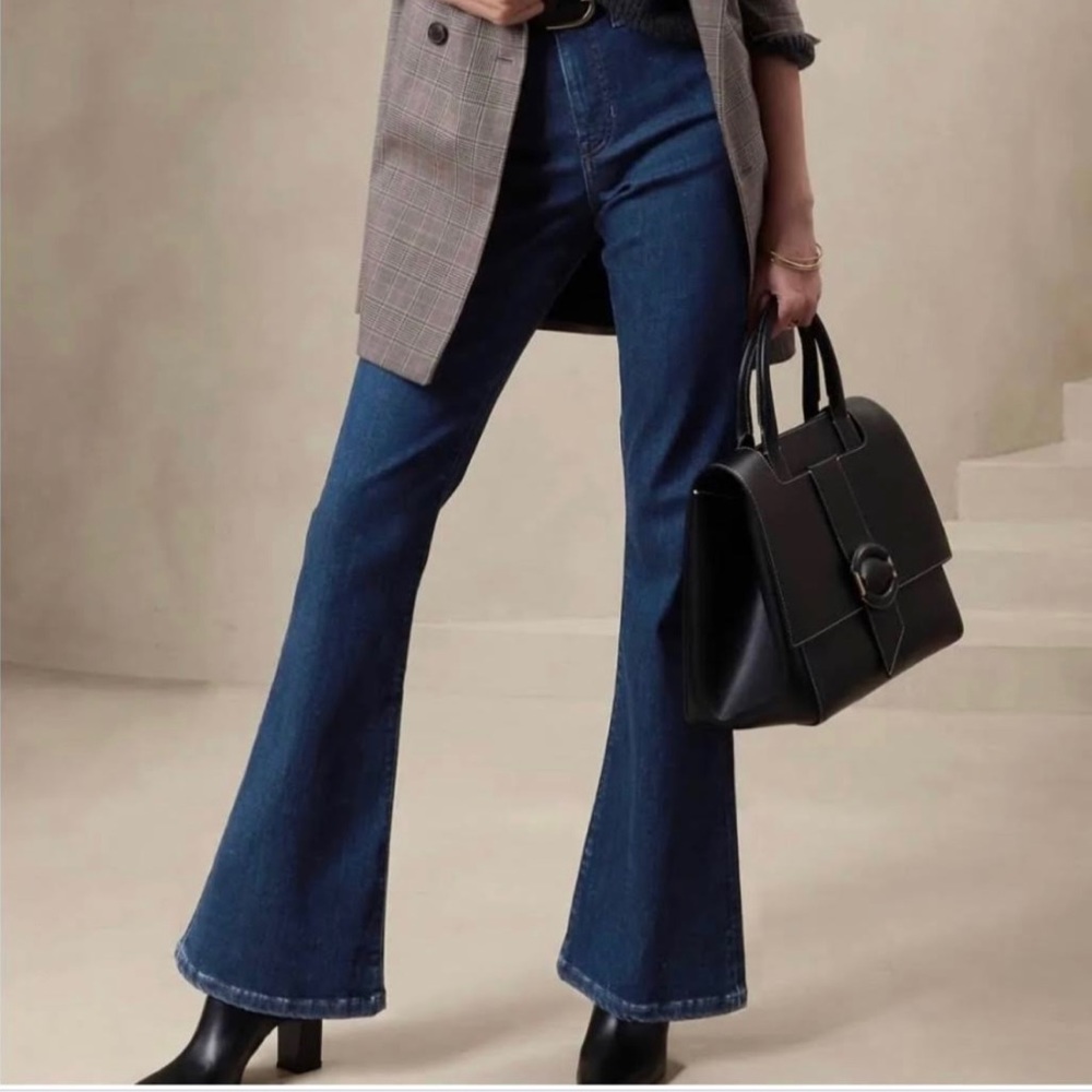 Banana Republic Dark Boot Cut Jeans